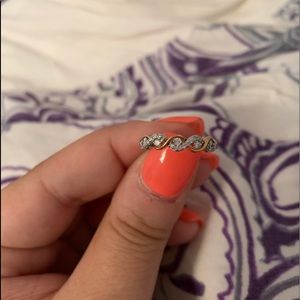 Diamond Anniversary Twist Ring